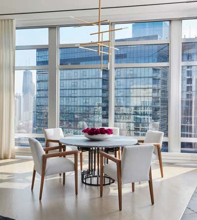  Modern Transitional Bachelor Pad Dining Room. A Penthouse by Brynn Olson Design Group.