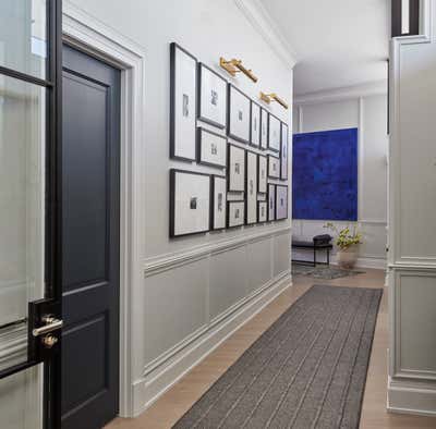  Art Deco Traditional Bachelor Pad Entry and Hall. A Penthouse by Brynn Olson Design Group.