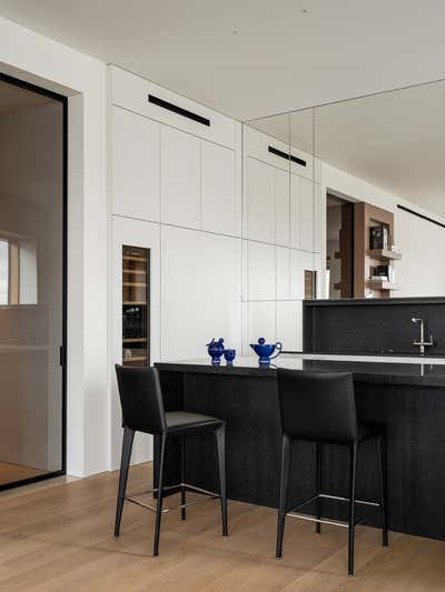  Contemporary Modern Apartment Kitchen. Bespoke interior in Moscow by Rymar.Studio.