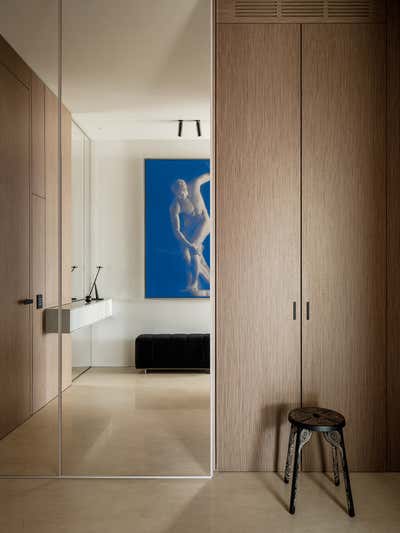  Contemporary Minimalist Apartment Entry and Hall. Bespoke interior in Moscow by Rymar.Studio.