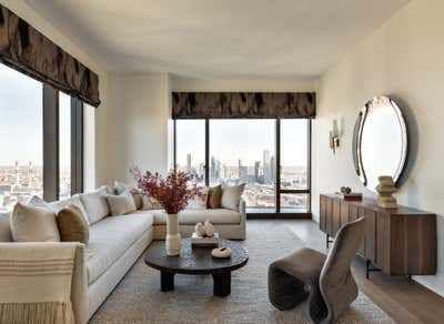  Modern Apartment Living Room. sutton place by Amy Kalikow Design.