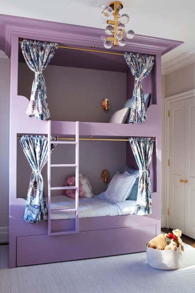Eclectic Apartment Children's Room. Fifth Avenue Residence by Area Interior Design.