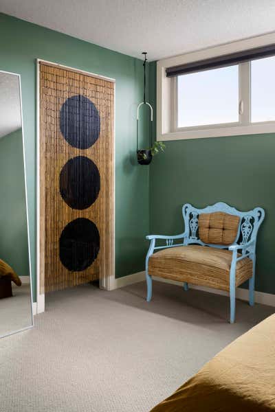  French Rustic Bedroom. Marda Loop Townhouse by Studio Kaiser.