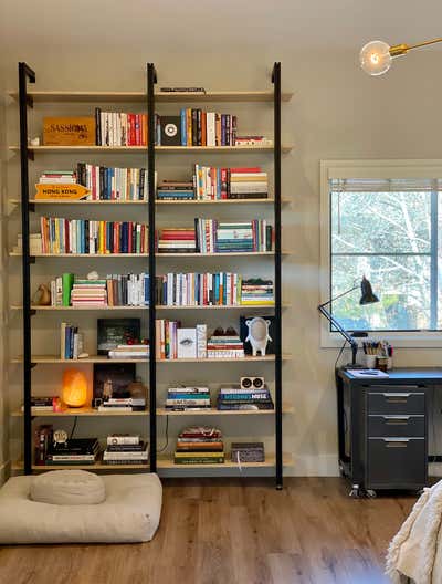  Modern Organic Country House Office and Study. Ojai Residence by Beaucoup Creative.