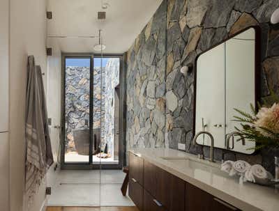 Mid-Century Modern Bathroom. Athina Project  by Michael Hilal.