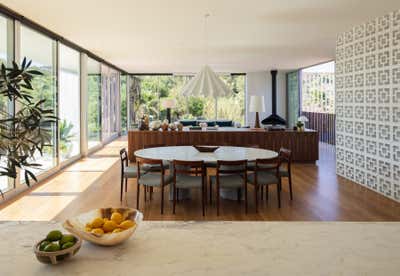Mid-Century Modern Dining Room. Athina Project  by Michael Hilal.