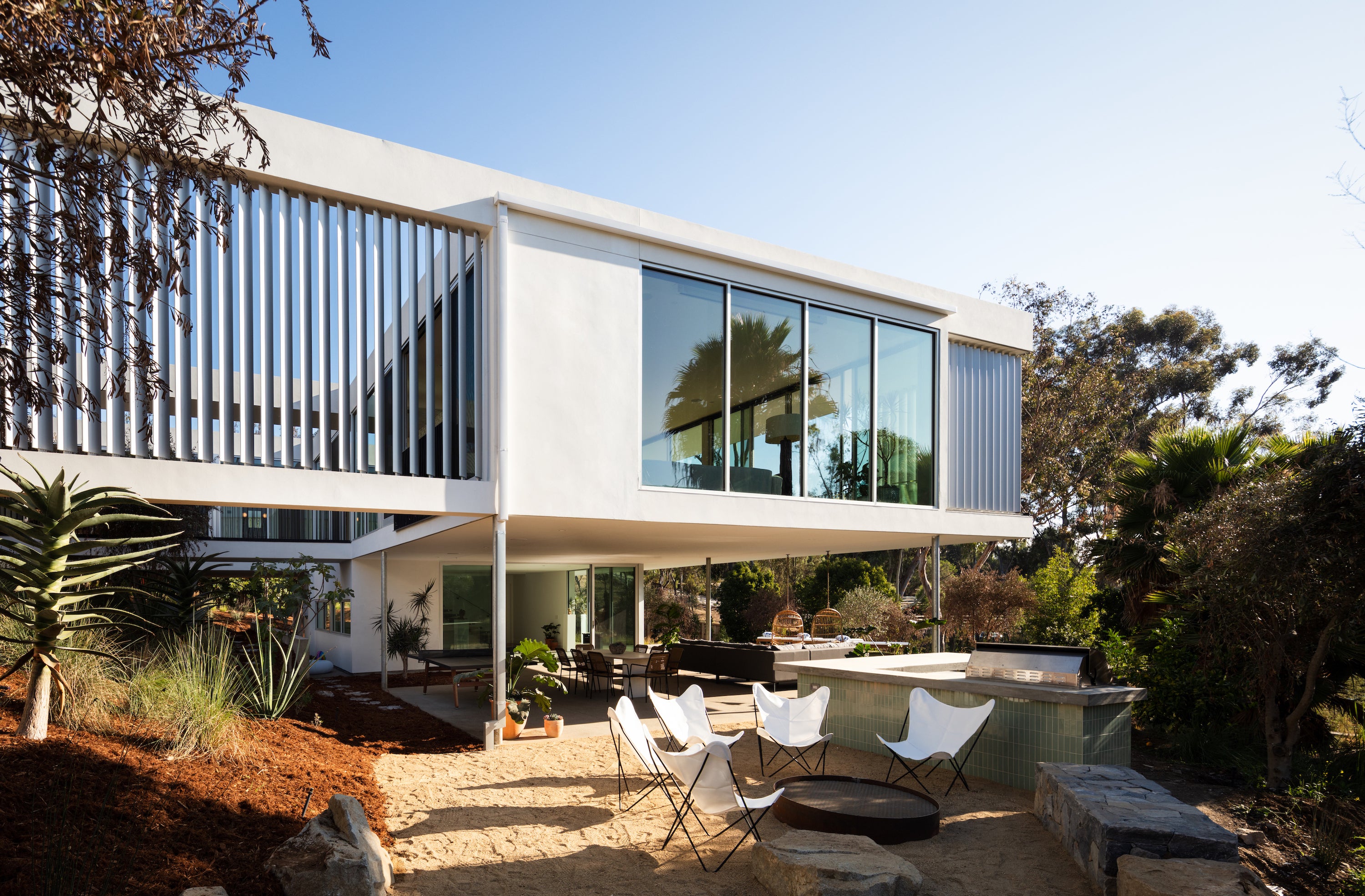 Mid-Century Modern Patio and Deck