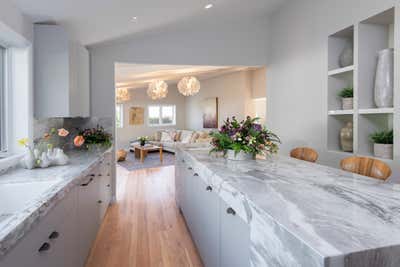  Minimalist Family Home Kitchen. West Coast Wellness by Sarah Barnard Design.