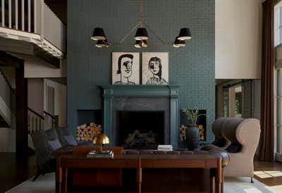  Western Family Home Living Room. White Pine by Susannah Holmberg Studios.