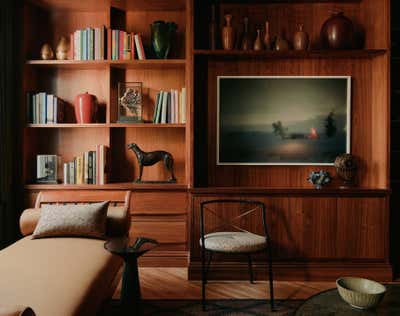 Art Deco Family Home Office and Study. Brooklyn Heights Showhouse by Rupp Studio.