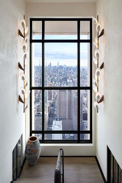  Art Deco Art Nouveau Apartment Entry and Hall. Tribeca Penthouse by Hines Collective.