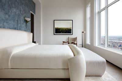  Art Nouveau French Apartment Bedroom. Tribeca Penthouse by Hines Collective.