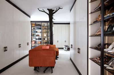  Transitional Apartment Storage Room and Closet. Tribeca Penthouse by Hines Collective.