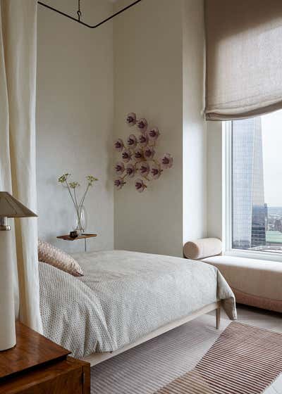  Mid-Century Modern Apartment Bedroom. Tribeca Penthouse by Hines Collective.