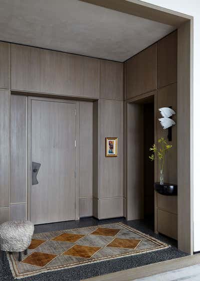  Art Deco French Apartment Entry and Hall. Tribeca Penthouse by Hines Collective.