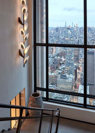  Art Nouveau Entry and Hall. Tribeca Penthouse by Hines Collective.