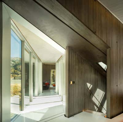  Modern Vacation Home Entry and Hall. Mountain House by DHD Architecture & Interior Design.