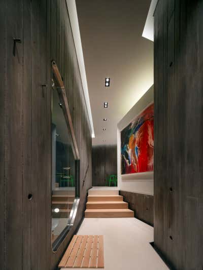  Contemporary Modern Vacation Home Entry and Hall. Mountain House by DHD Architecture & Interior Design.