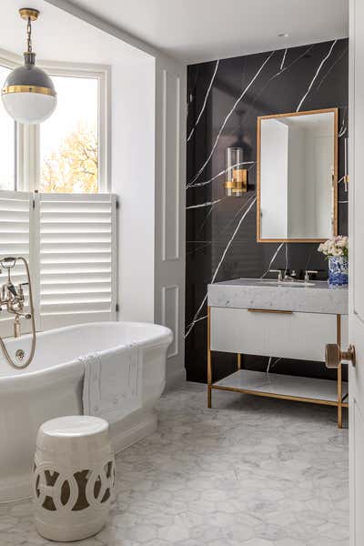  Contemporary Family Home Bathroom. South West London by Samantha Todhunter Design Ltd..