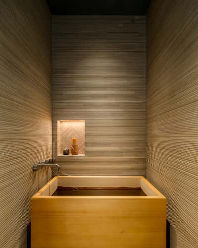  Asian Family Home Bathroom. Japanese Treehouse by Noz Design.