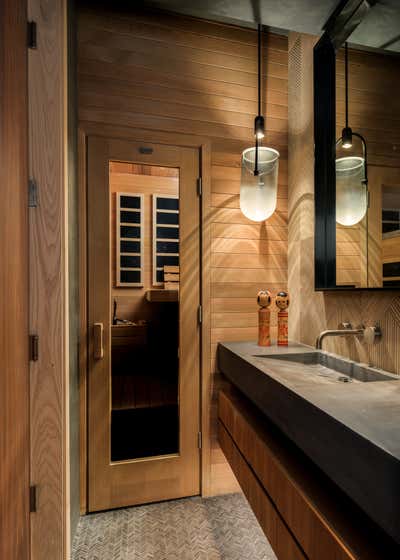  Minimalist Family Home Bathroom. Japanese Treehouse by Noz Design.