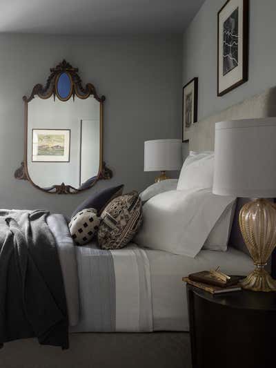  Mid-Century Modern Apartment Bedroom. Greenwich Village II by Tina Ramchandani Creative LLC.