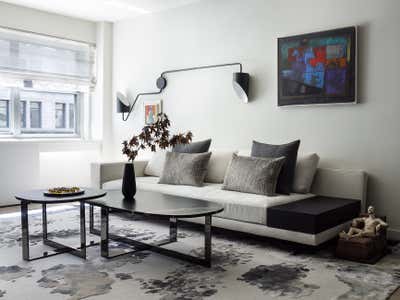  Mid-Century Modern Apartment Living Room. Greenwich Village II by Tina Ramchandani Creative LLC.