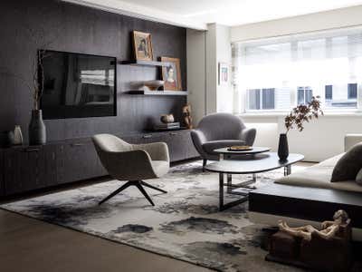  Mid-Century Modern Apartment Living Room. Greenwich Village II by Tina Ramchandani Creative LLC.