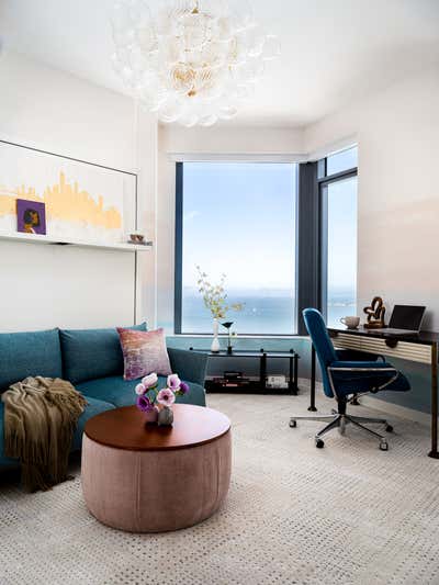  Modern Apartment Office and Study. MIRA Penthouse by Noz Design.