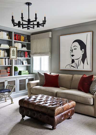 Traditional Family Home Office and Study. Spring Valley Traditional  by Zoe Feldman Design.