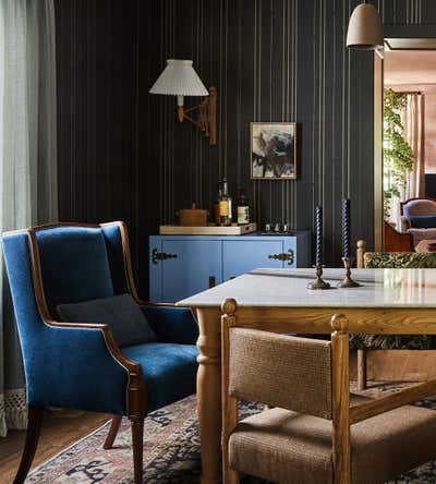  Eclectic Family Home Dining Room. Wiley-Morelli Residence by Stefani Stein.