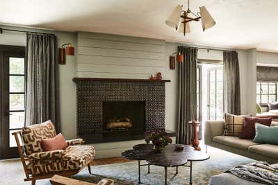 English Country Living Room. Wiley-Morelli Residence by Stefani Stein.