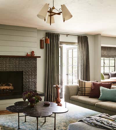  English Country Living Room. Wiley-Morelli Residence by Stefani Stein.