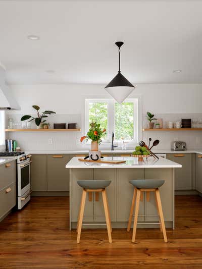 Contemporary Kitchen. Catskills Weekend by Ana Claudia Design.