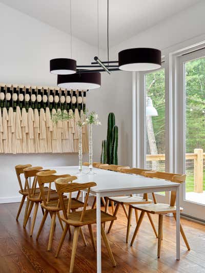 Contemporary Dining Room. Catskills Weekend by Ana Claudia Design.