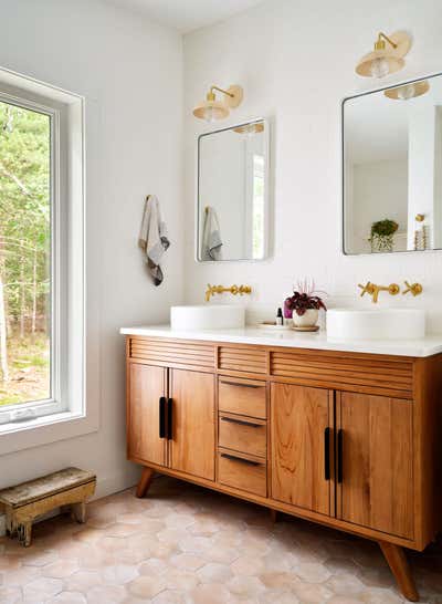  Contemporary Country House Bathroom. Catskills Weekend by Ana Claudia Design.