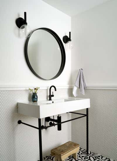 Contemporary Bathroom. Catskills Weekend by Ana Claudia Design.