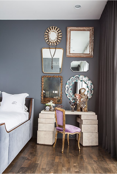  Eclectic Family Home Bedroom. Bunkerhill  by Lucinda Loya Interiors.