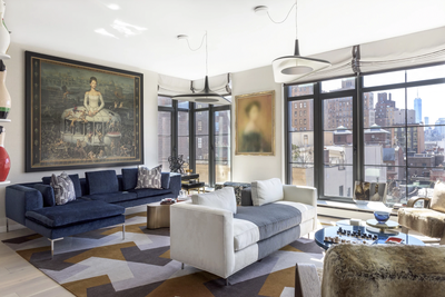  Transitional Living Room. Chelsea by Lucinda Loya Interiors.