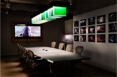 Contemporary Meeting Room. Downtown L.A. Industrial Office by Deirdre Doherty Interiors, Inc..