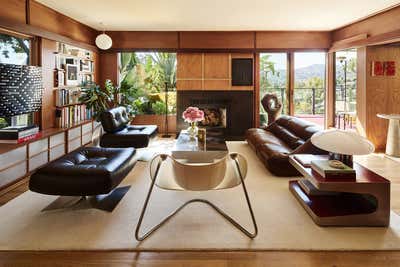  Mid-Century Modern Family Home Living Room. Hollywood Hills Residence, Los Angeles by Giampiero Tagliaferri.