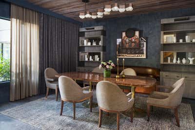 Modern Dining Room. Cheviot Hills Modern by Deirdre Doherty Interiors, Inc..