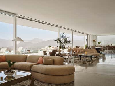  Modern Vacation Home Living Room. Palm Desert Vintage Modern by Deirdre Doherty Interiors, Inc..
