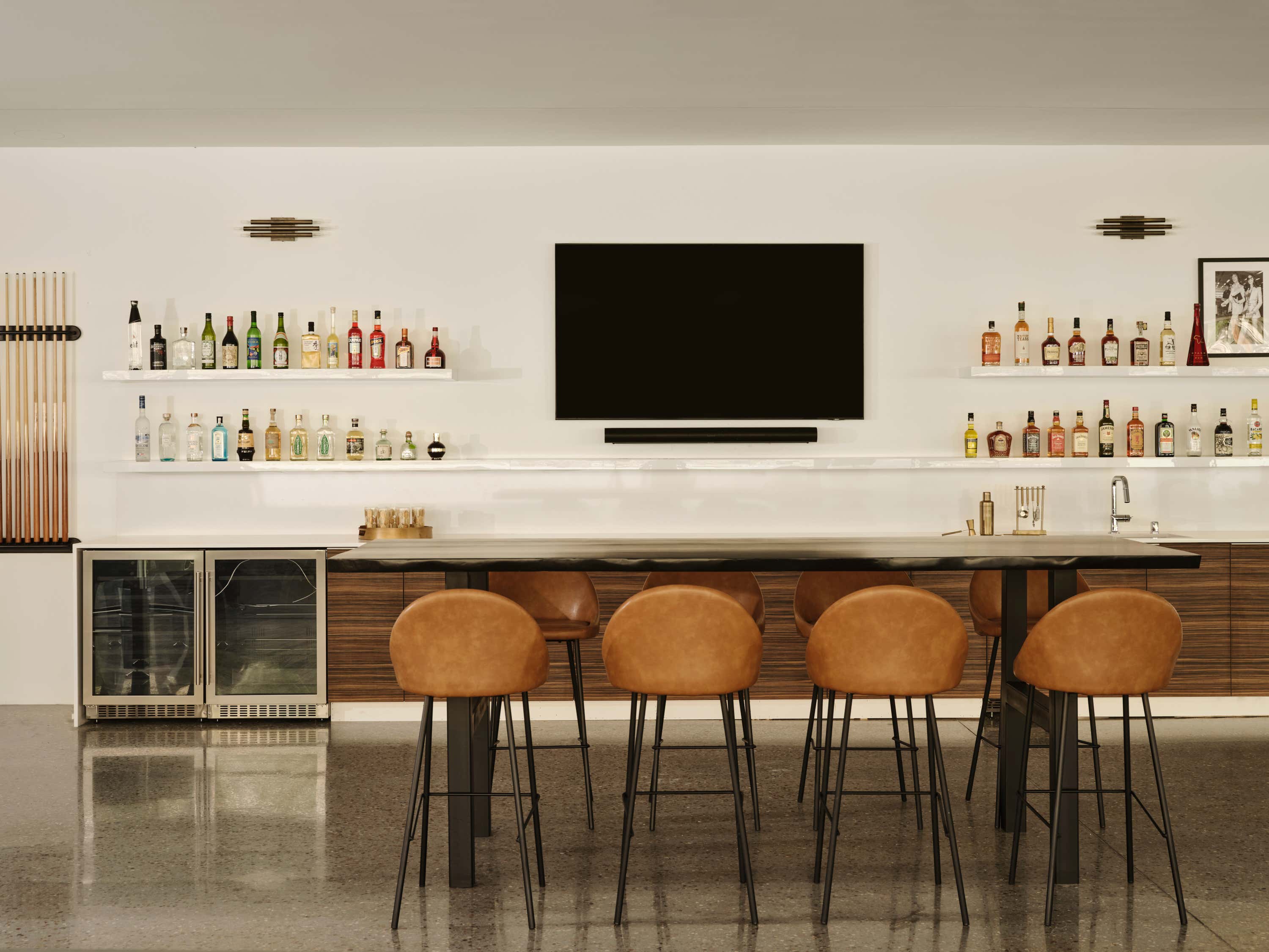 Modern Bar and Game Room