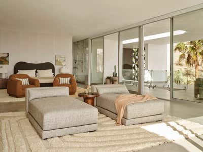  Modern Vacation Home Bedroom. Palm Desert Vintage Modern by Deirdre Doherty Interiors, Inc..