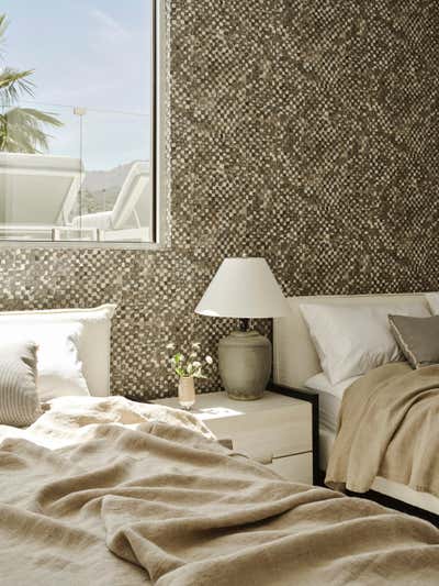  Modern Vacation Home Bedroom. Palm Desert Vintage Modern by Deirdre Doherty Interiors, Inc..