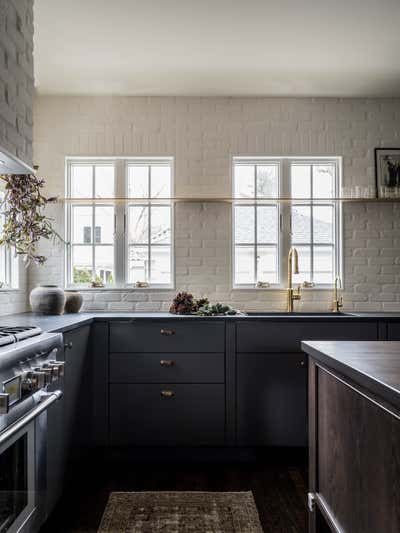  English Country Kitchen. The Colonial Modernist by Moore House Design.