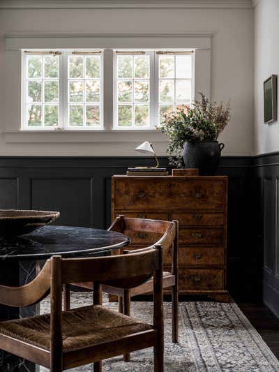 English Country Dining Room. The Colonial Modernist by Moore House Design.