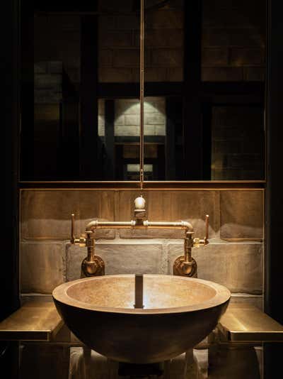  Industrial Bathroom. Caroale  by Stewart + Stewart Design.