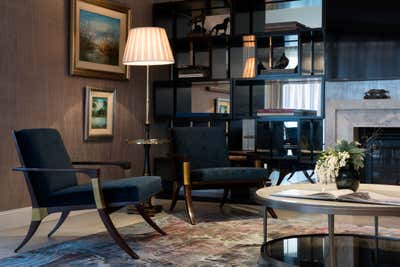  Art Deco Apartment Living Room. Objet by Stewart + Stewart Design.